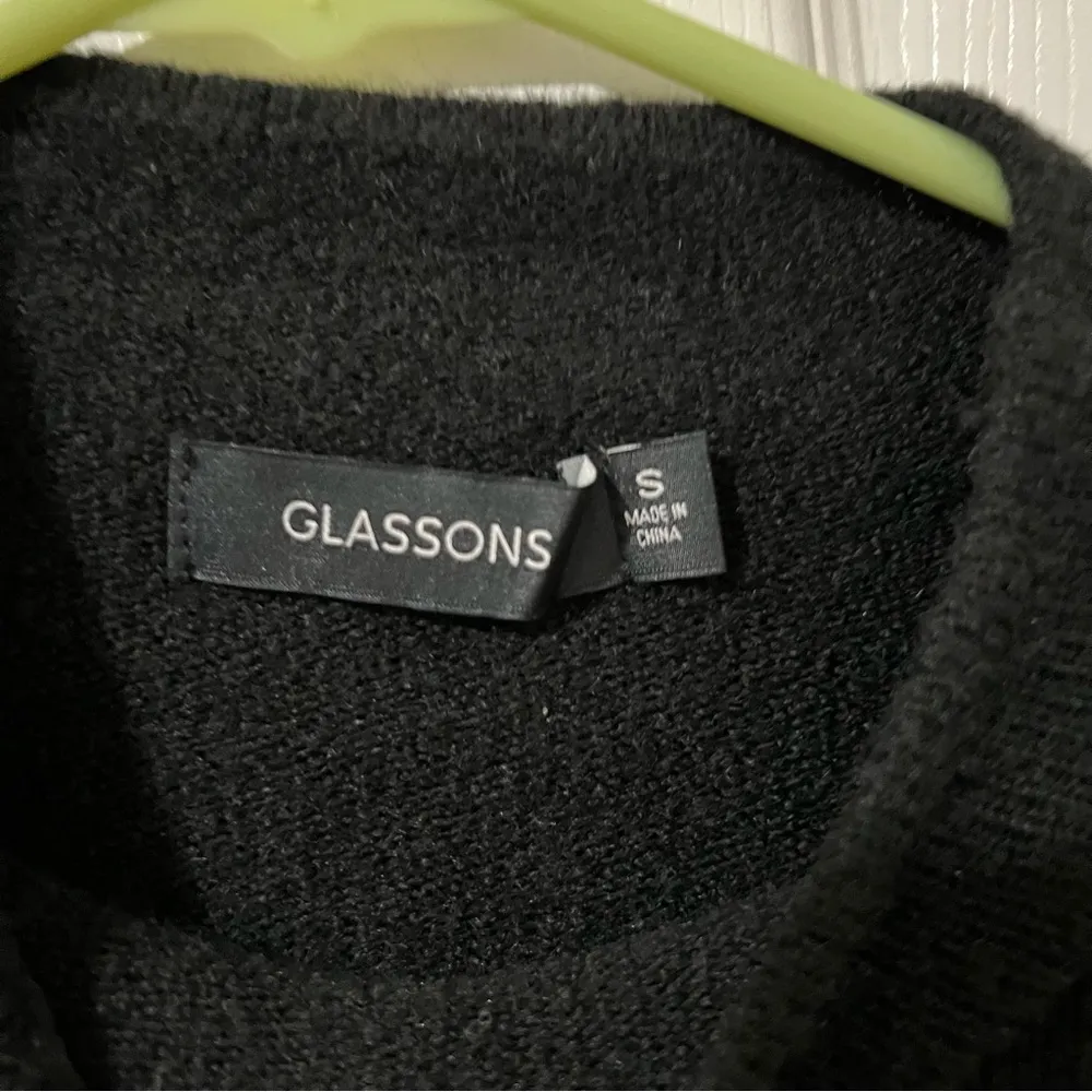 Glassons Black Knit Sweater Open Back - Image 3