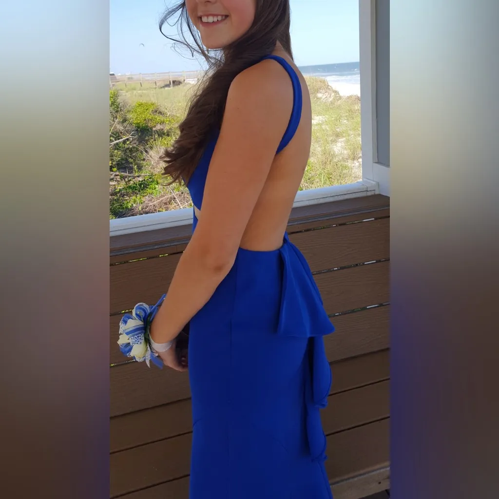 Royal Blue Temptations Prom Dress Size: 0 - Image 3