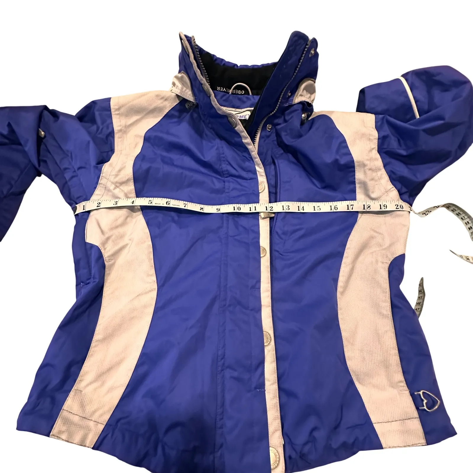 Obermeyer Ridgeline Women's Ski Jacket Blue Gray HydroBlock Size 6 - Image 9