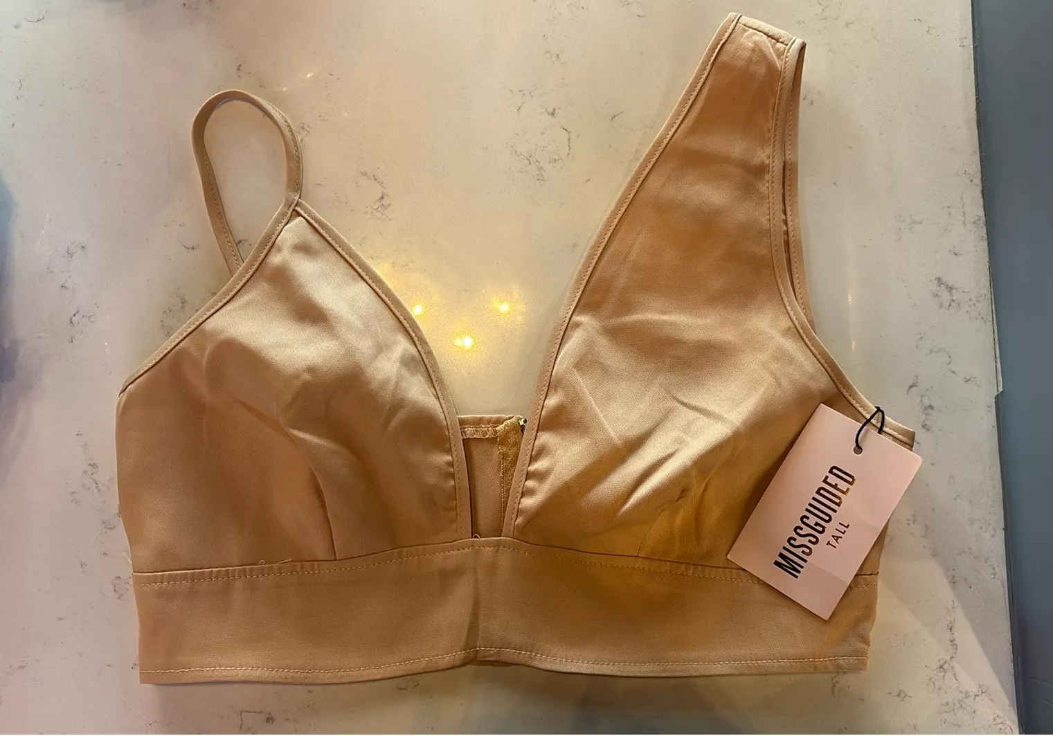 Missguided tall beige top 🤎 - Image 3