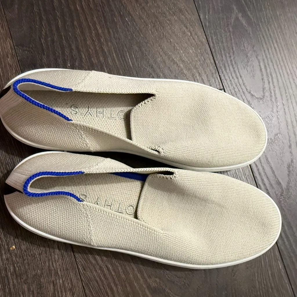 Rothy’s Women’s 6.5 Sand Slip On Sneakers Shoes - Image 5