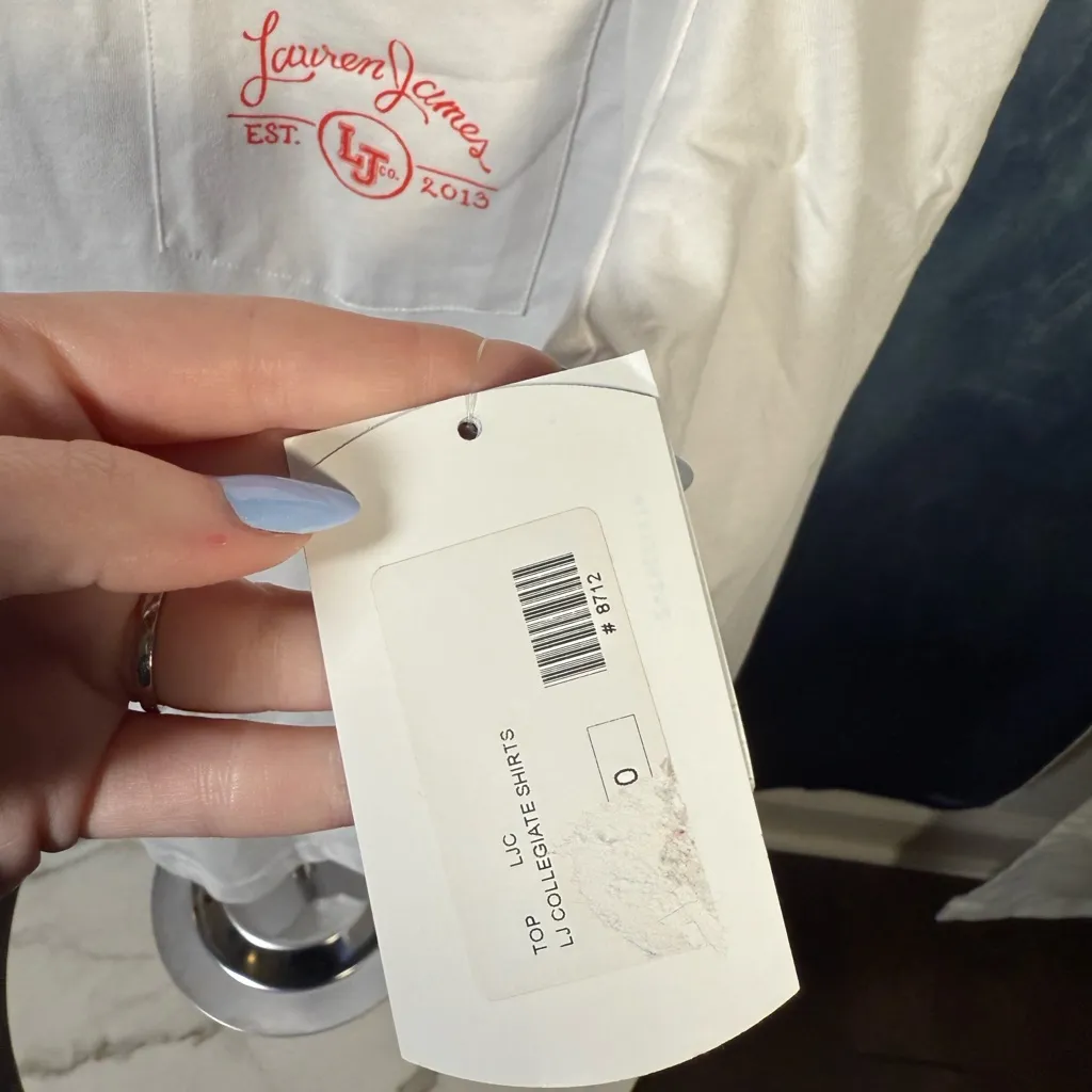 Lauren James White Long Sleeve Shirt - Image 4