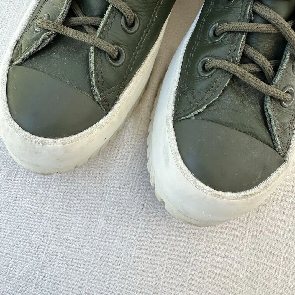 Converse CTAS Lugged‎ Winter 2.0 High Cargo Khaki Olive Women's Size 5.5 - Image 11