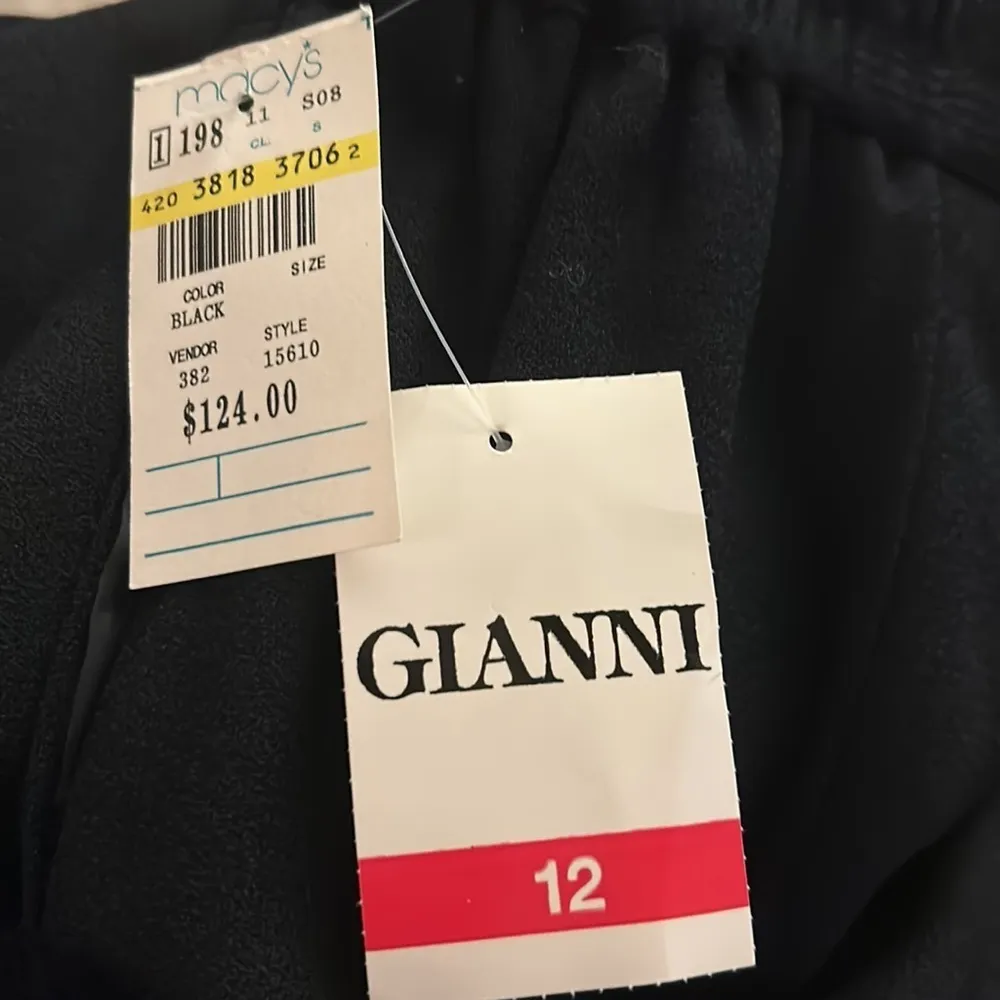 Gianni 100% Pure Wool Black Slacks - Image 6