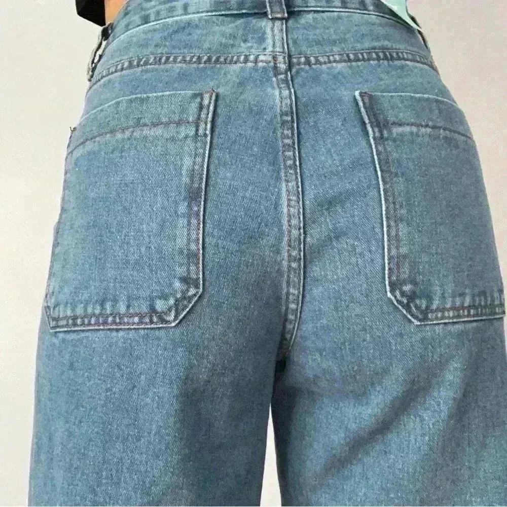 Great Smoky Los Angeles High Waist Wide Leg Jeans Size‎ 11 Blue Size undefined - Image 2