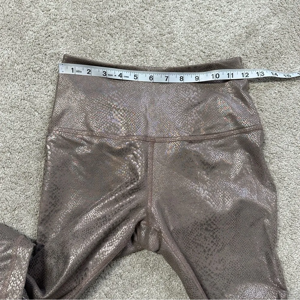 Beyond Yoga PowerShine Viper High Waisted 7/8 Legging Pull On in Mocha Size S - Image 14