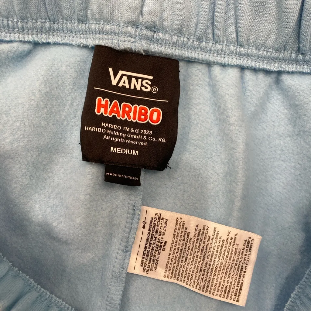 Vans x Haribo sweat pants baby blue size M - Image 7