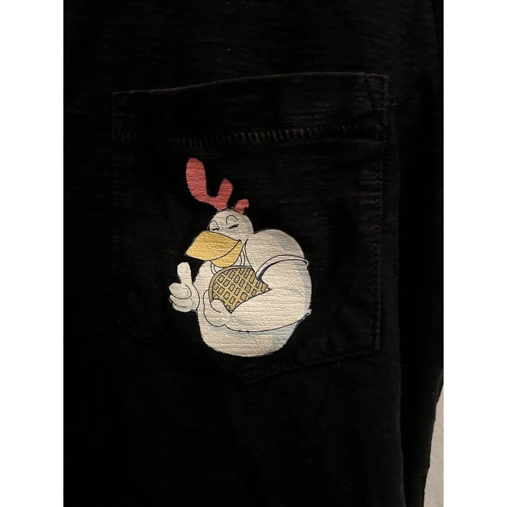 Black Graphic Short Sleeve Tee Size XS - Image 2