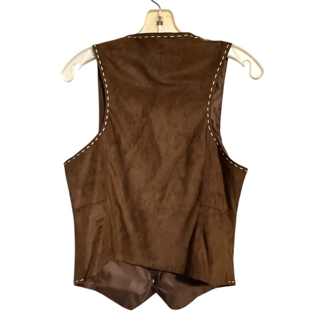 Roper‎ Brown Vest Size M - Image 4
