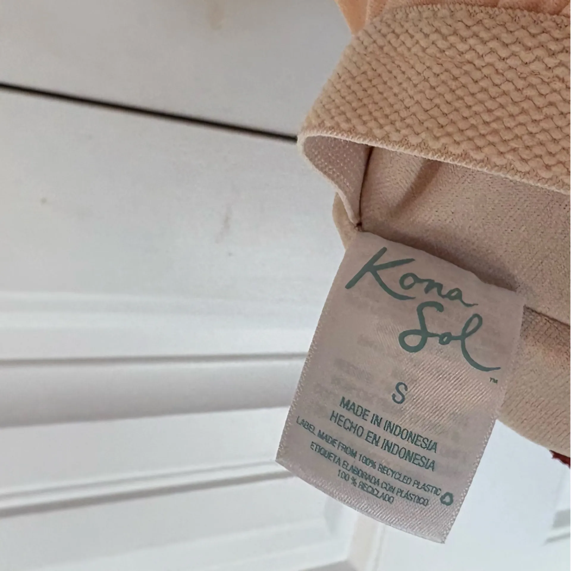 Kona Sol Red Textured One Piece‎ Swimsuit Size Small - Image 7