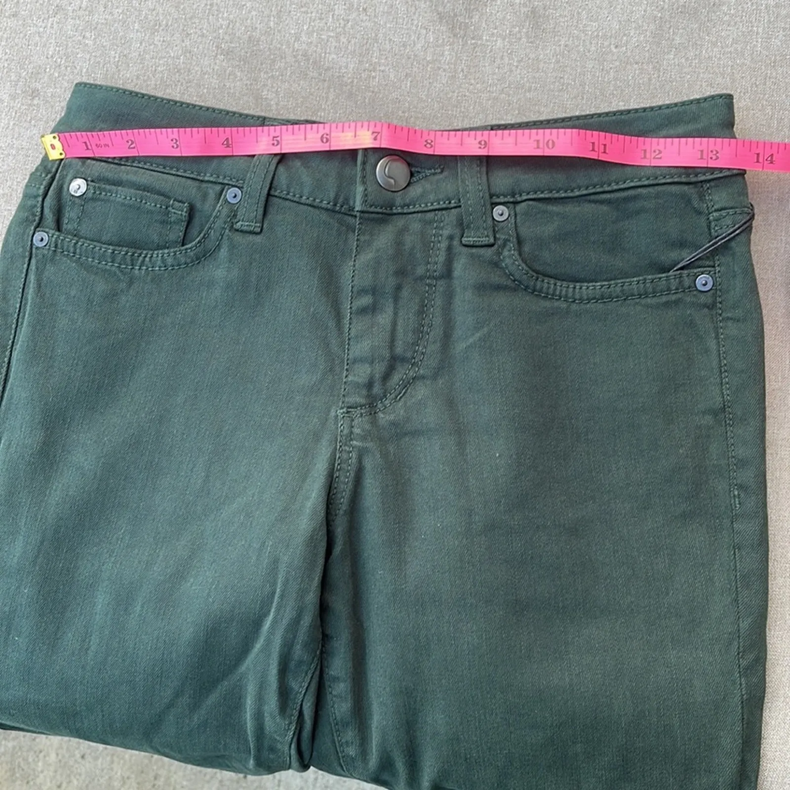 Joe's Jeans "The Skinny"  Envy Green size 24 NEW - Image 6
