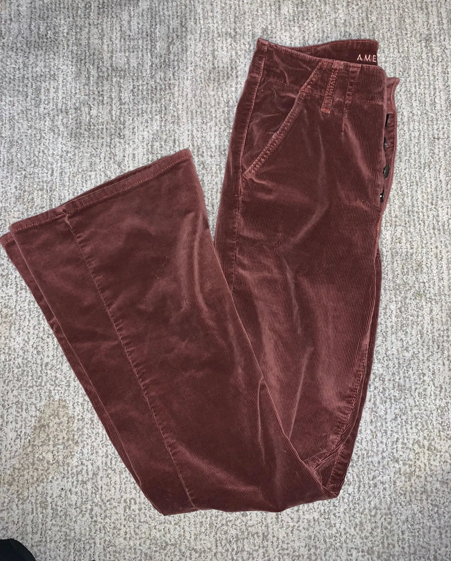 American Eagle Corduroy Flare Pants - Image 3