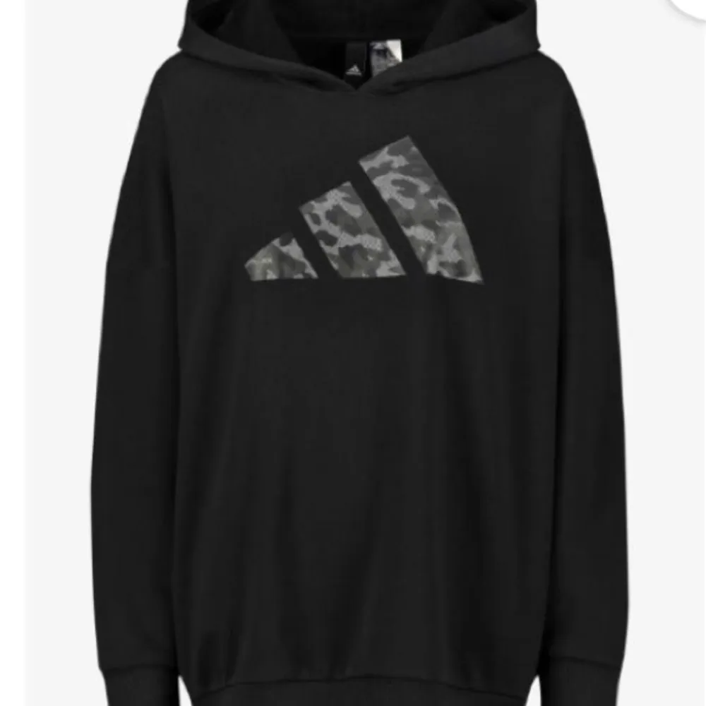 NWT Adidas future icons oversized pullover hoodie black and gray sweatshirt XS​​ - Image 13