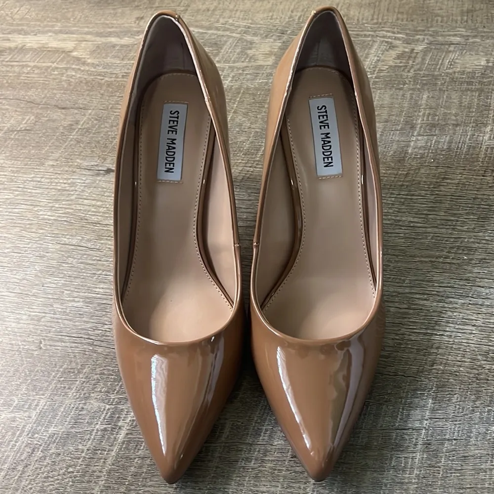Steve Madden Luiza Brown Pump Size 9 - Image 3