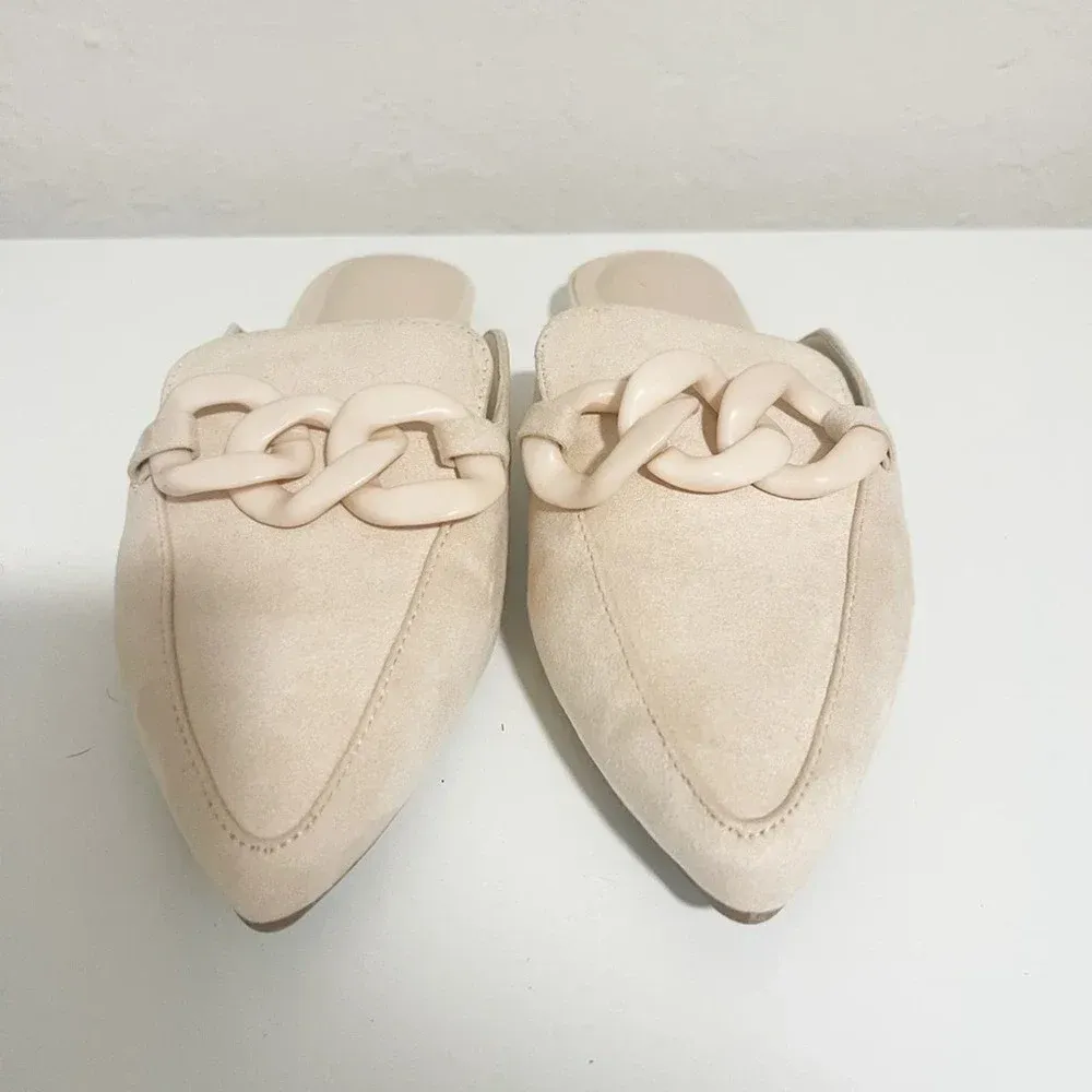 AMAZON Chain Link‎ Mule Slides Size 6.5 - Image 3