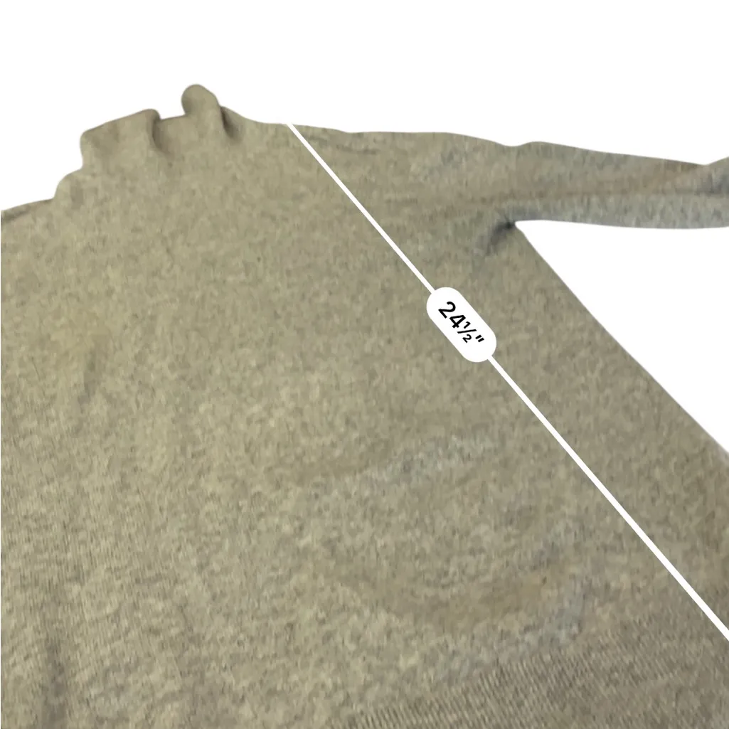 Everlane Gray CASHMERE Turtleneck Sweater Size XS Extra Small - Image 7