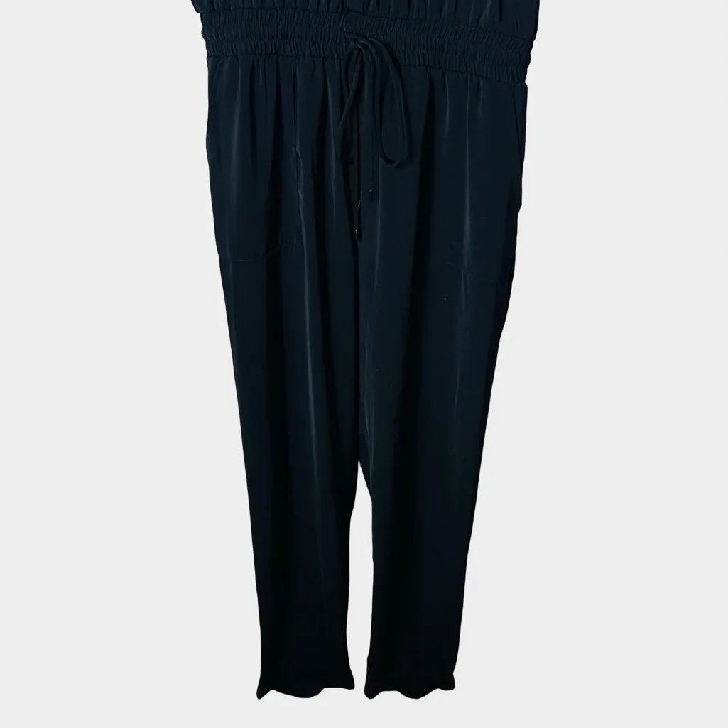 Modern Citizen Black Sleeveless Button Front Jumpsuit Size S - Image 7