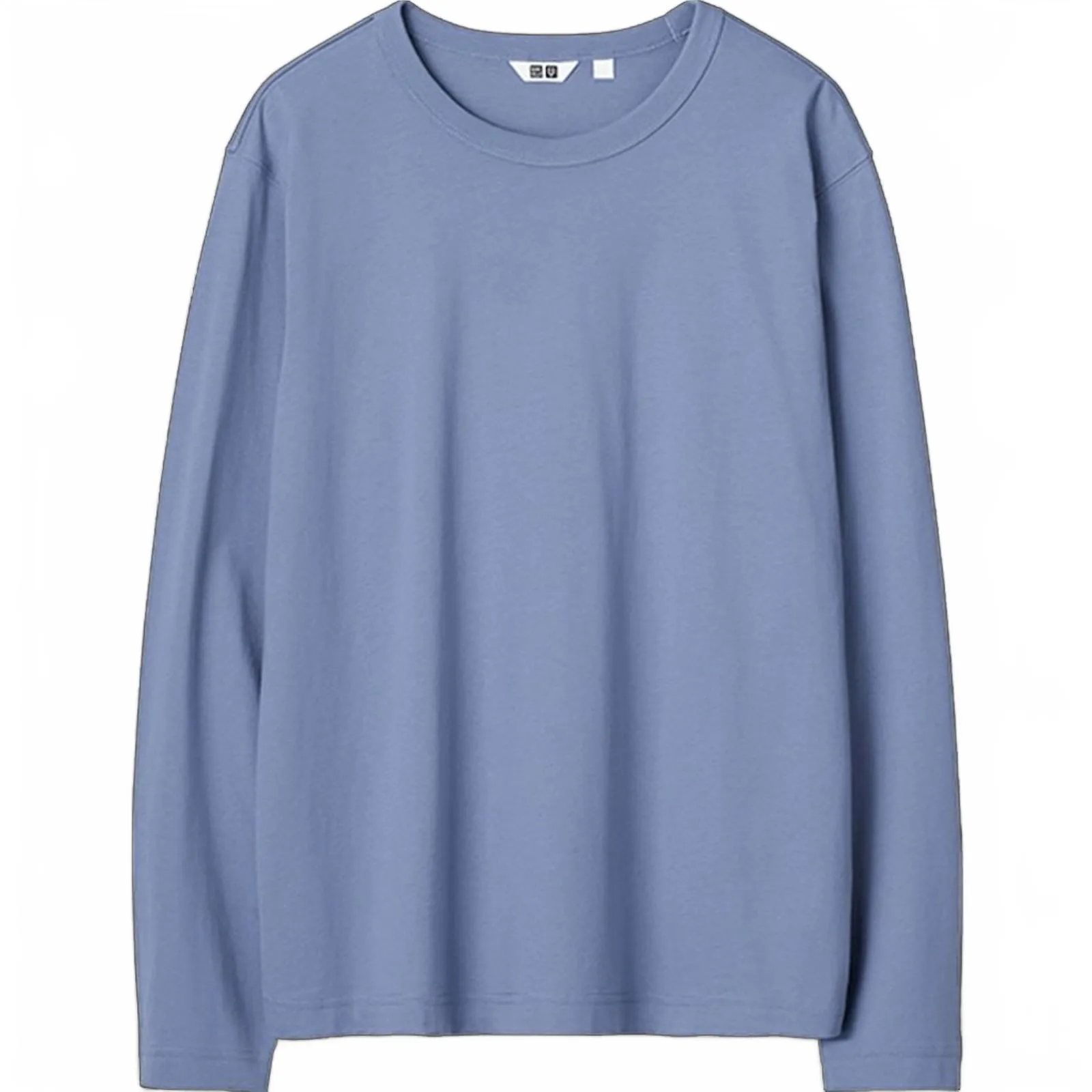 Uniqlo U Supima Cotton T-Shirt | Long Sleeve NWT Blue Medium - Image 2