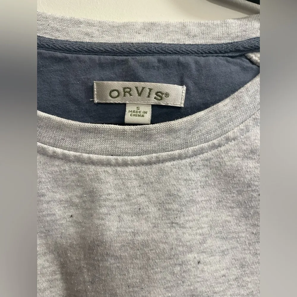 Orvis  Heather Grey Sweatshirt Size Small - Image 4