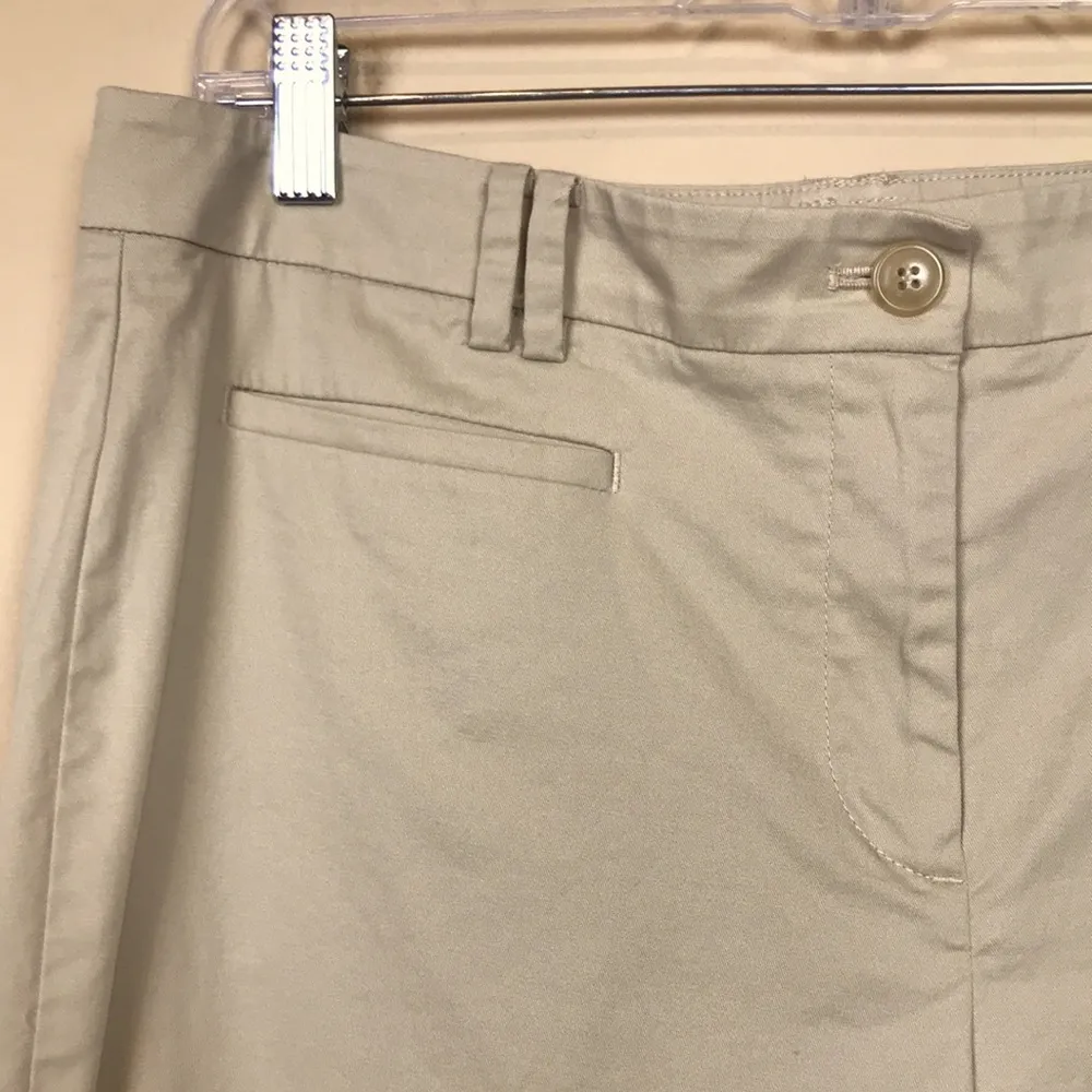 Ann Taylor Women’s Curvy Fit Academia Career Office Beige Khaki Ankle Pants - Image 4
