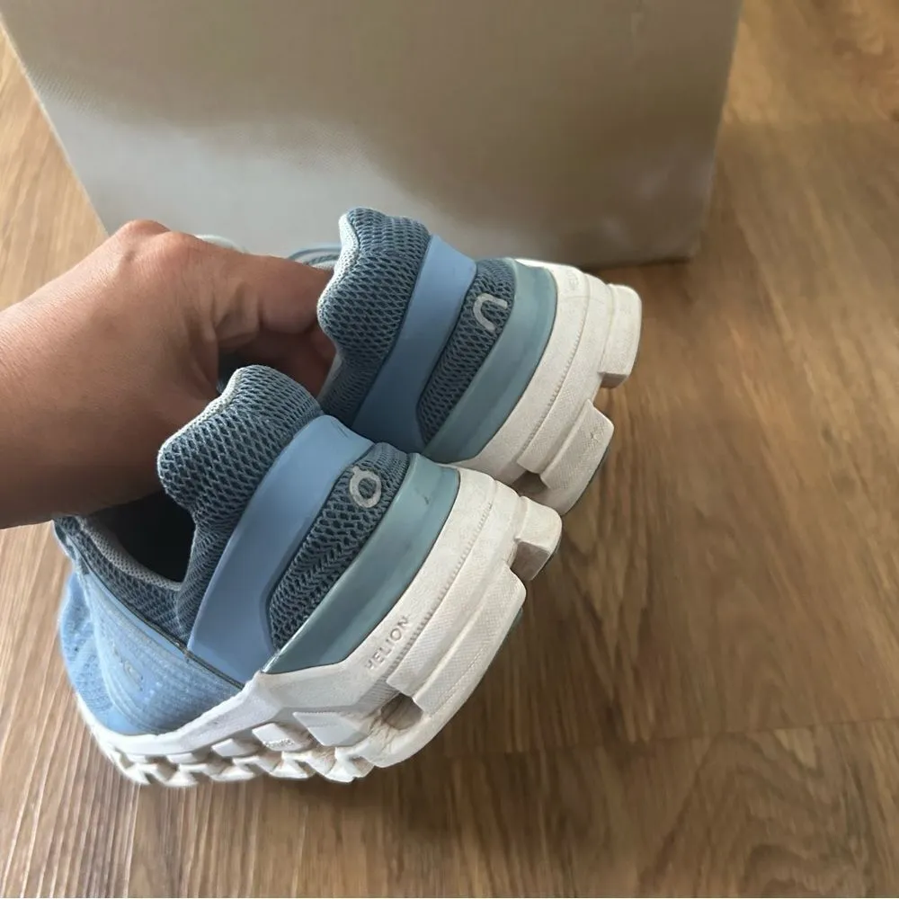 ON CLOUDSWIFT blue athletic training running lace up shoes sneakers women’s 6.5 - Image 4