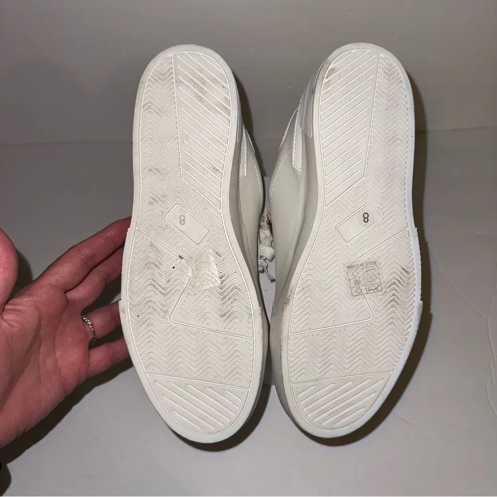 New York Emily All White Lace Up Sneakers Size 8 New No box - Image 2