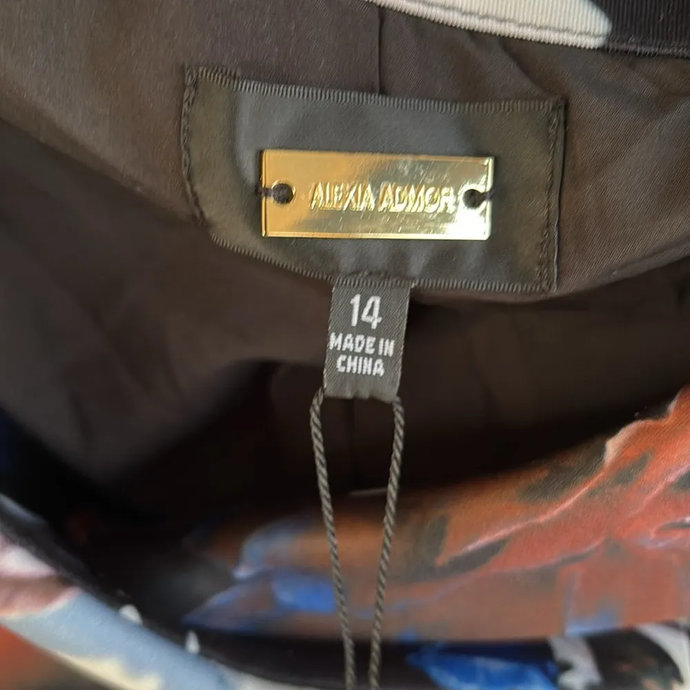 NWT Alexia Admor Karinna Off Shoulder Jacket Top Size 14 Retail $229.00 - Image 4