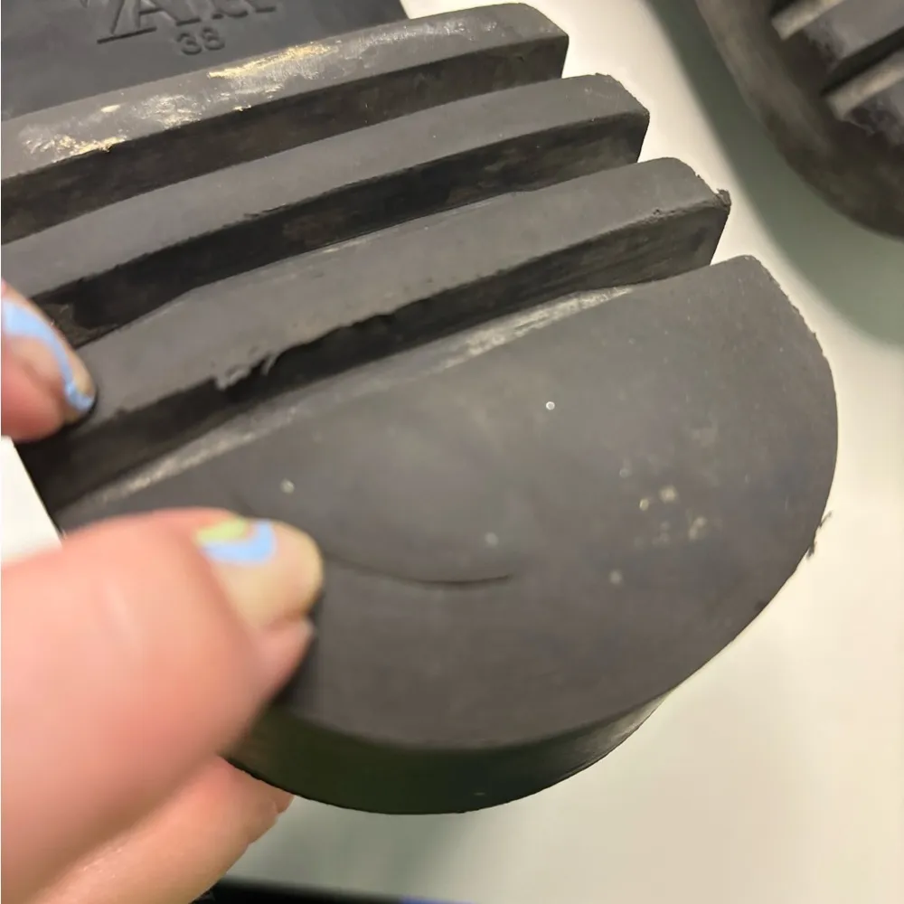 Zara Leather Chunky Platform Ankle Strap Sandals Size 38/7.5 Y2K - Image 6