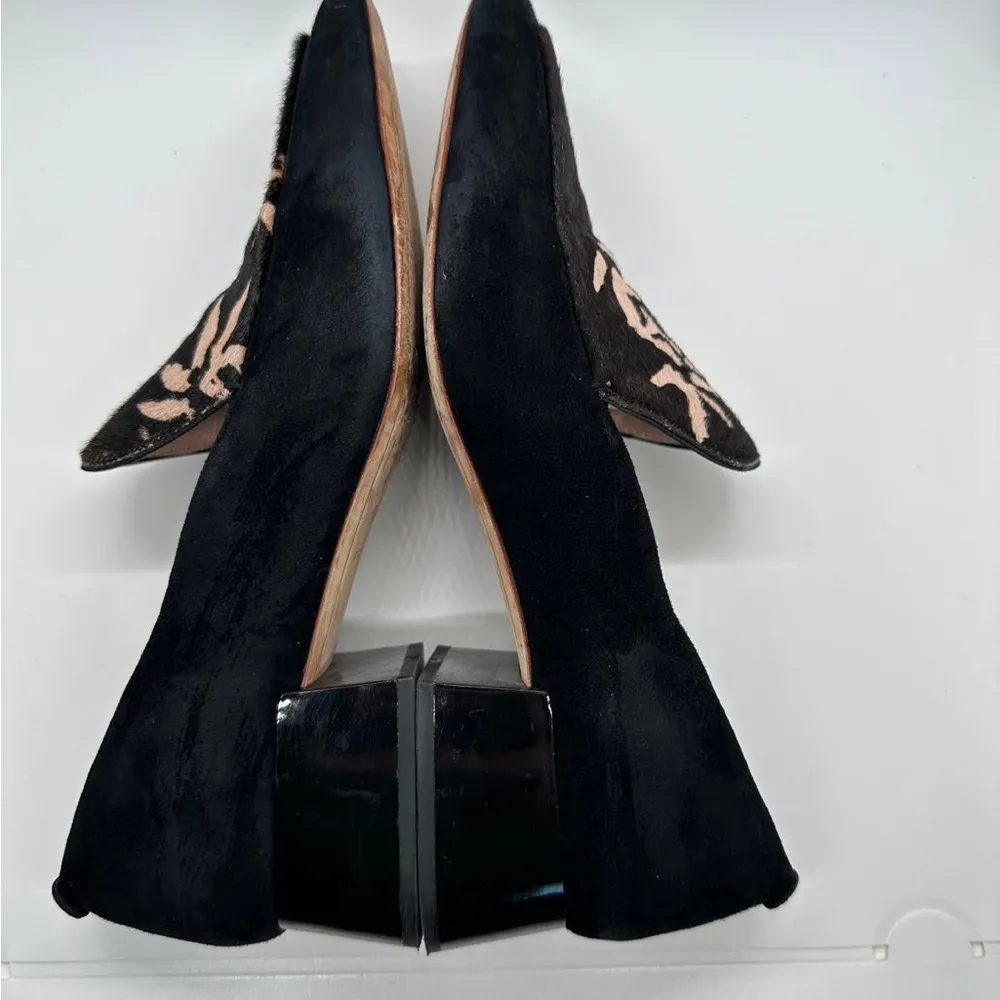 Anthropologie AD & Daughters Calf Hair Greyan Square Toe Slip On Shoe Sz 8.0 - Image 8