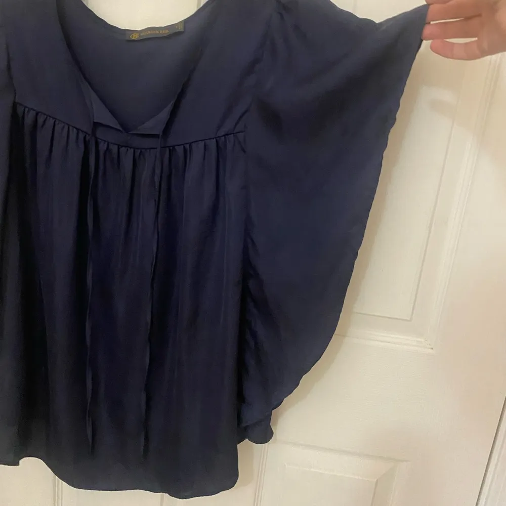 Outback Red Ruffle Sleeve Silky Top - Image 3