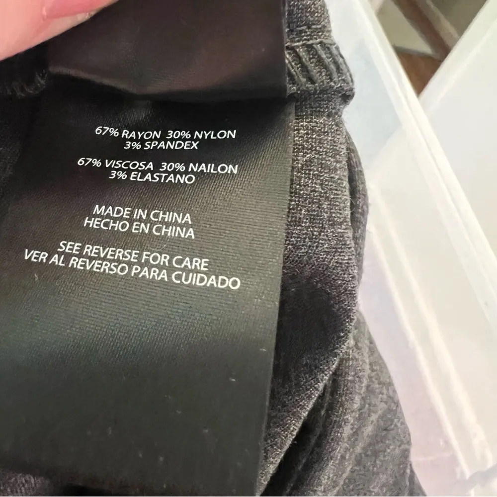 Express Ponte Pant Charcoal Heather Gray XXL - Image 14