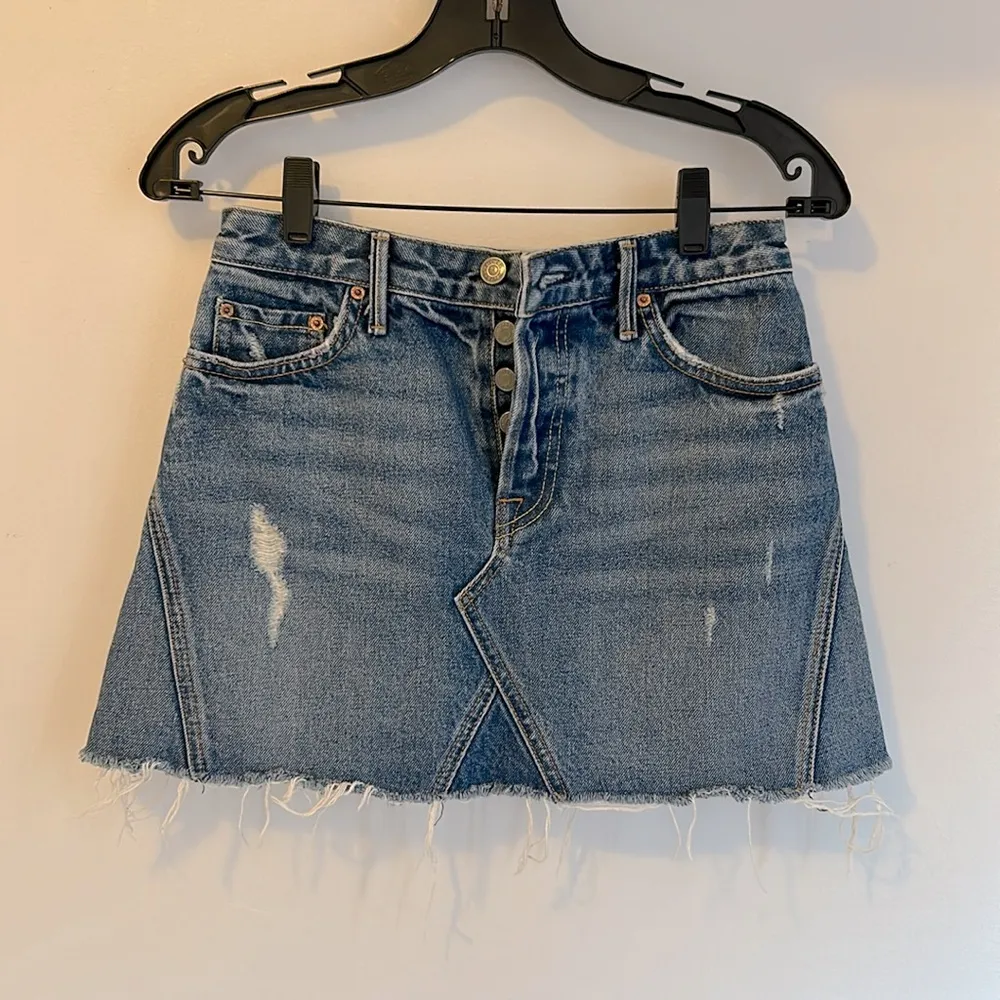 GRLFRND Eva Denim Mini Skirt Walk This Way - Image 5