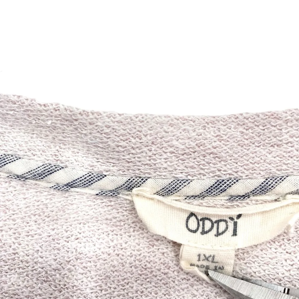 Oddy Anthropologie Peplum Lace Overlay Ruffle Top - Image 7