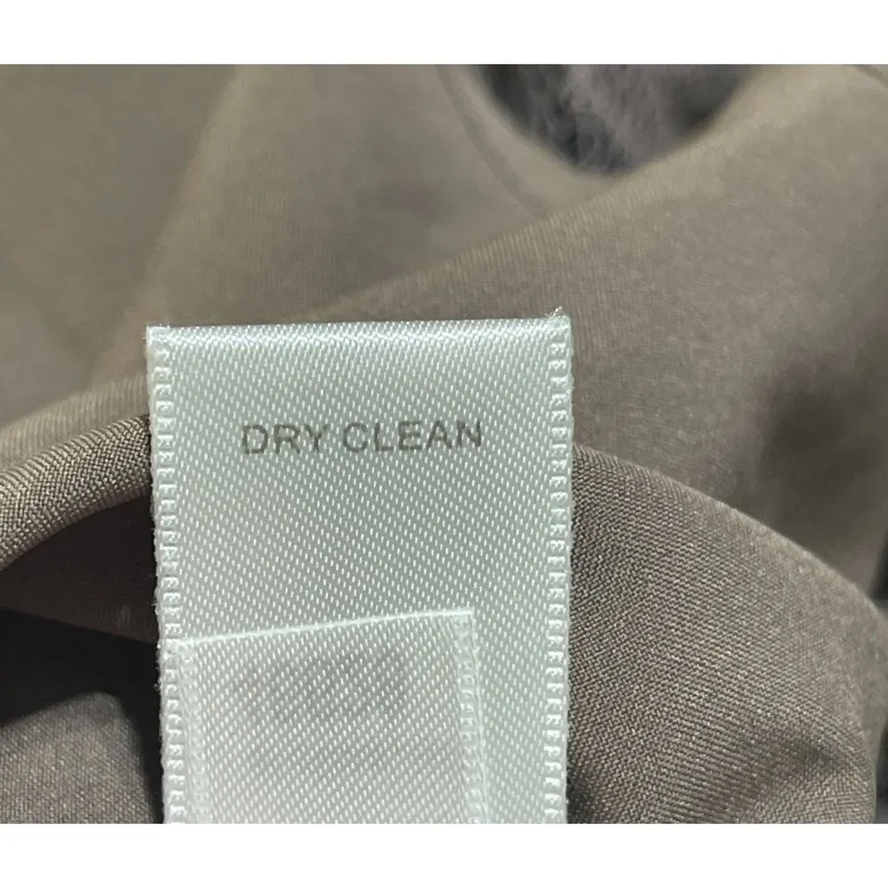 Garnet Hill Lace Shift Dress Bell Sleeve Taupe Round Neck Size 12 - Image 9