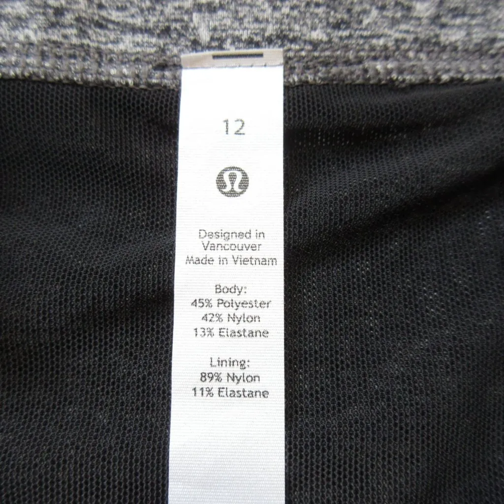 NWT Lululemon Define Jacket Luon in Heathered Black Stretch Full Zip 12 - Image 4