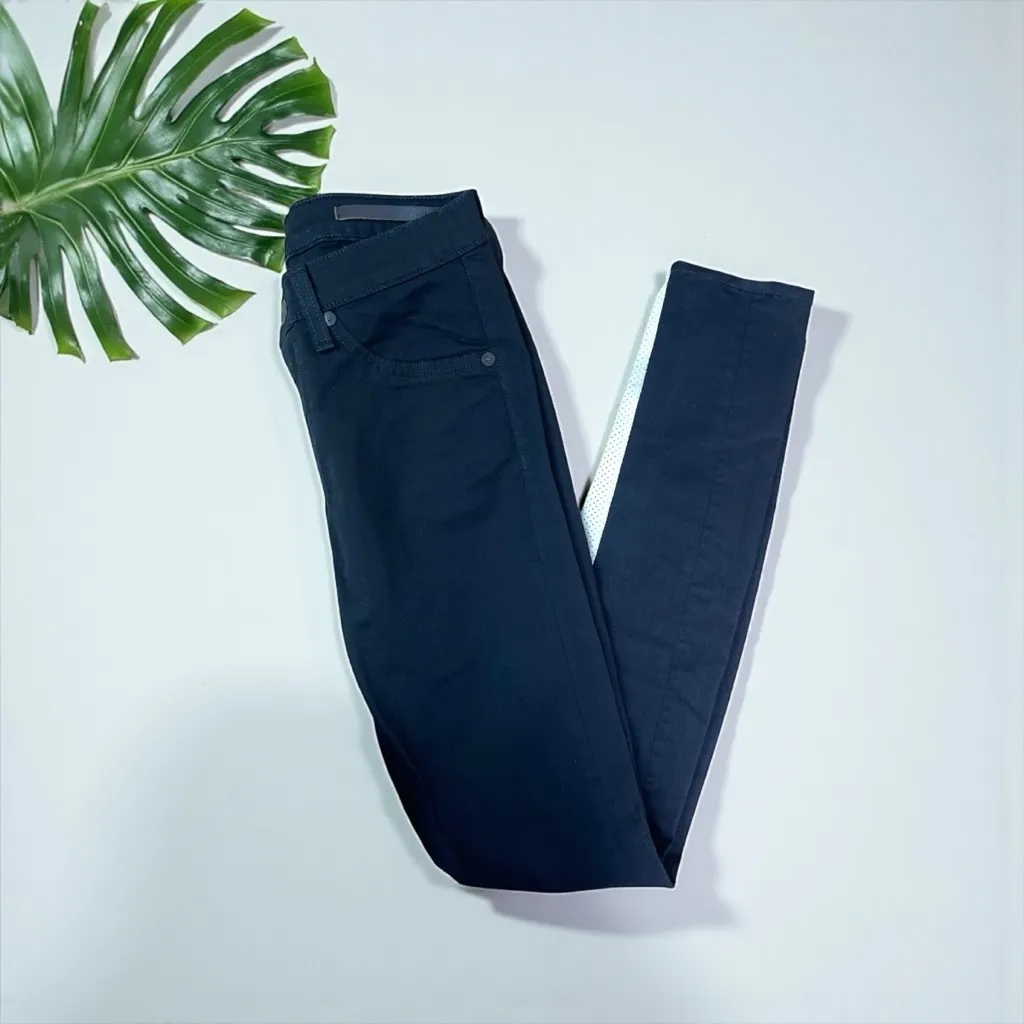 Rag and Bone Jodhpur Jeans with Leather Trim - Image 9