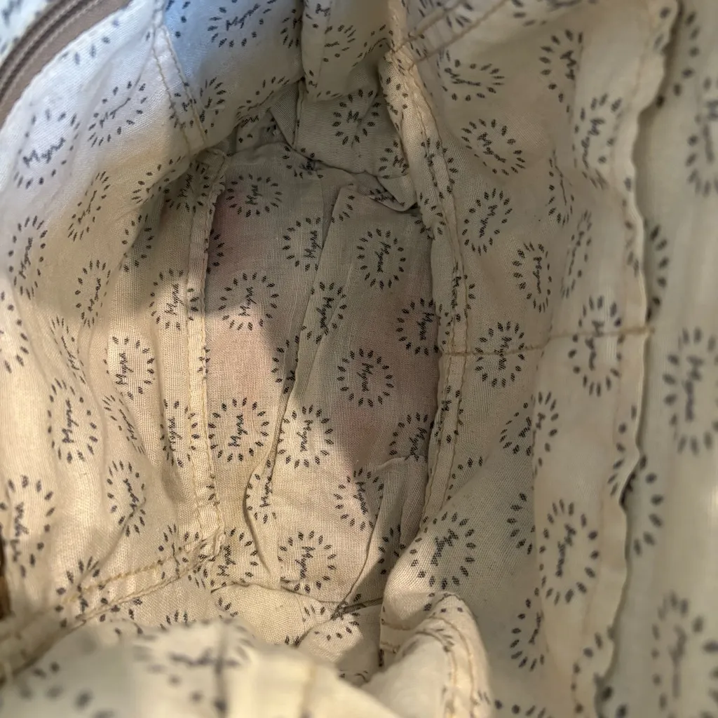 Myra Bag Tribal Hairon Leather Tapestry Crossbody Shoulder Bag Brown - Image 15