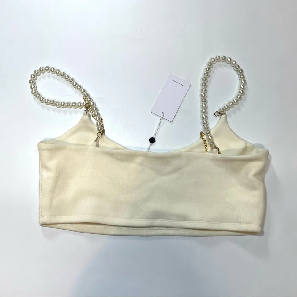 Lovers and Friends Nara beaded straps crop top XL - Image 3