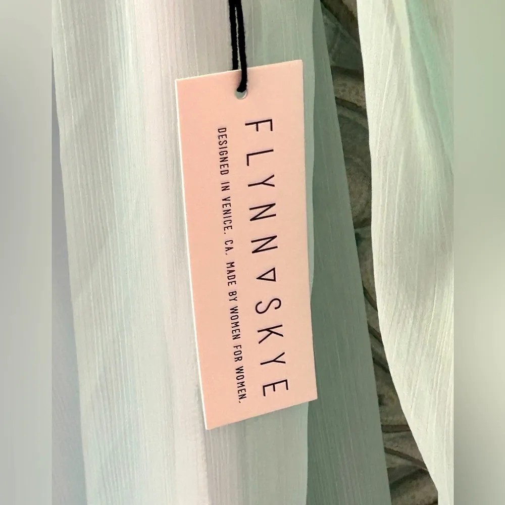 Flynn Skye angelic Fairycore whimsical long puff sleeve lined mini dress NWT SM - Image 6