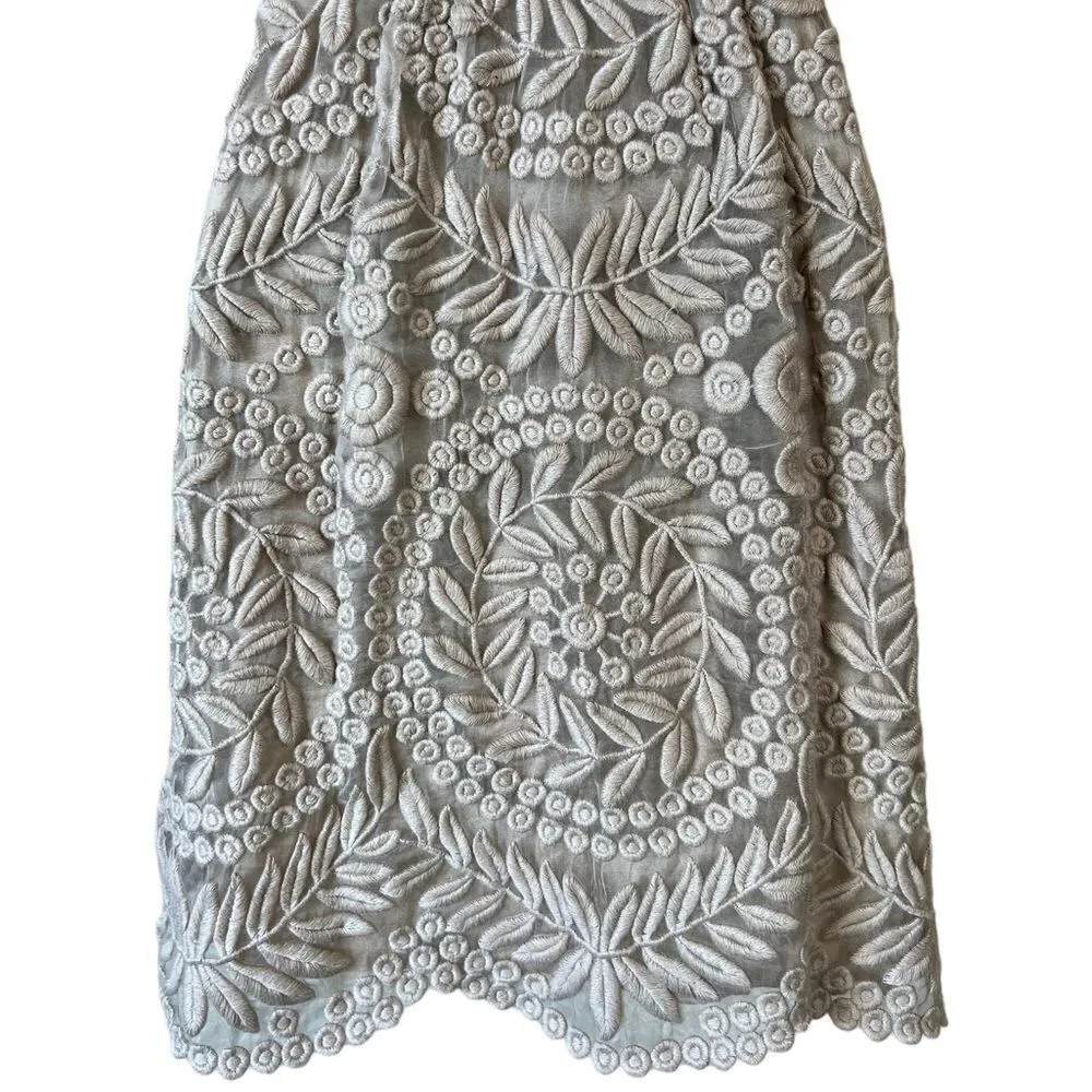 Anthropologie Yoana Baraschi Veiled Alder Silk Dress - Image 14