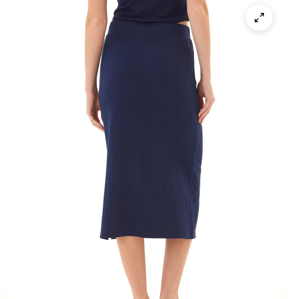 Threads 4‎ Thought Blue Midi Pencil Skirt Casual - Image 3