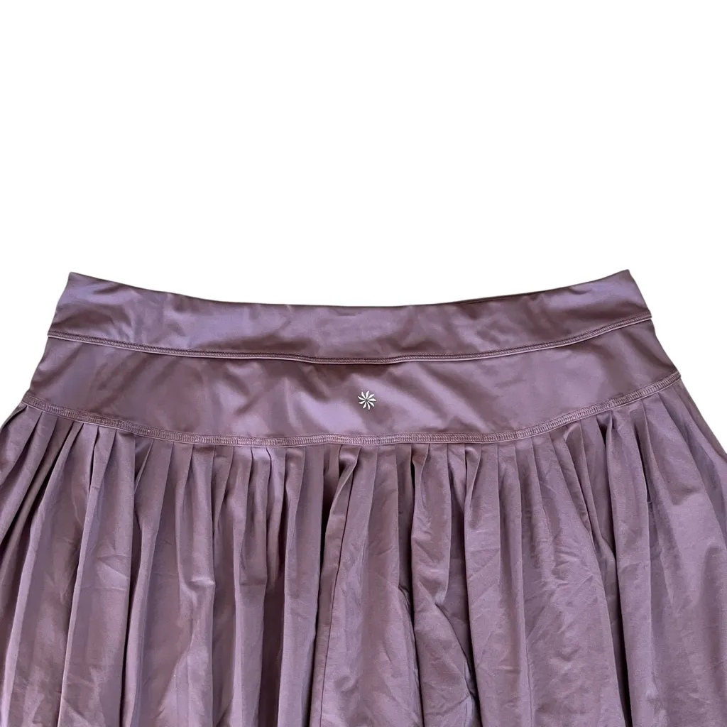 Athleta Women’s Advantage Pleated Skort XL Damask Mauve Purple Tennis Pickleball - Image 10