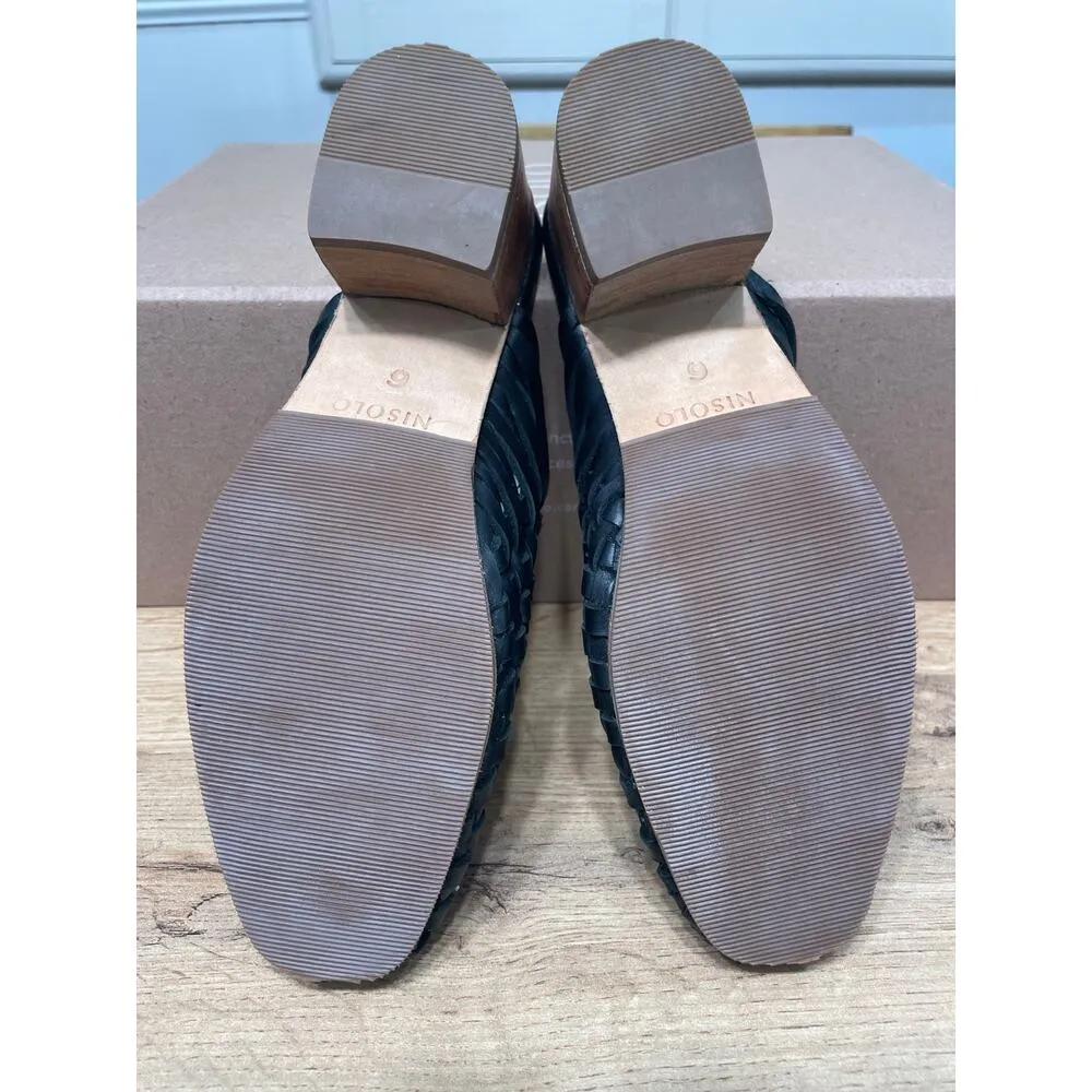 Nisolo Women's Go To Woven Heeled Slip - Image 10