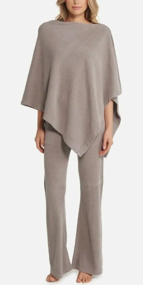 Barefoot Dreams Cozychic Ultra Lite Poncho Women's One Size Brown - Image 1