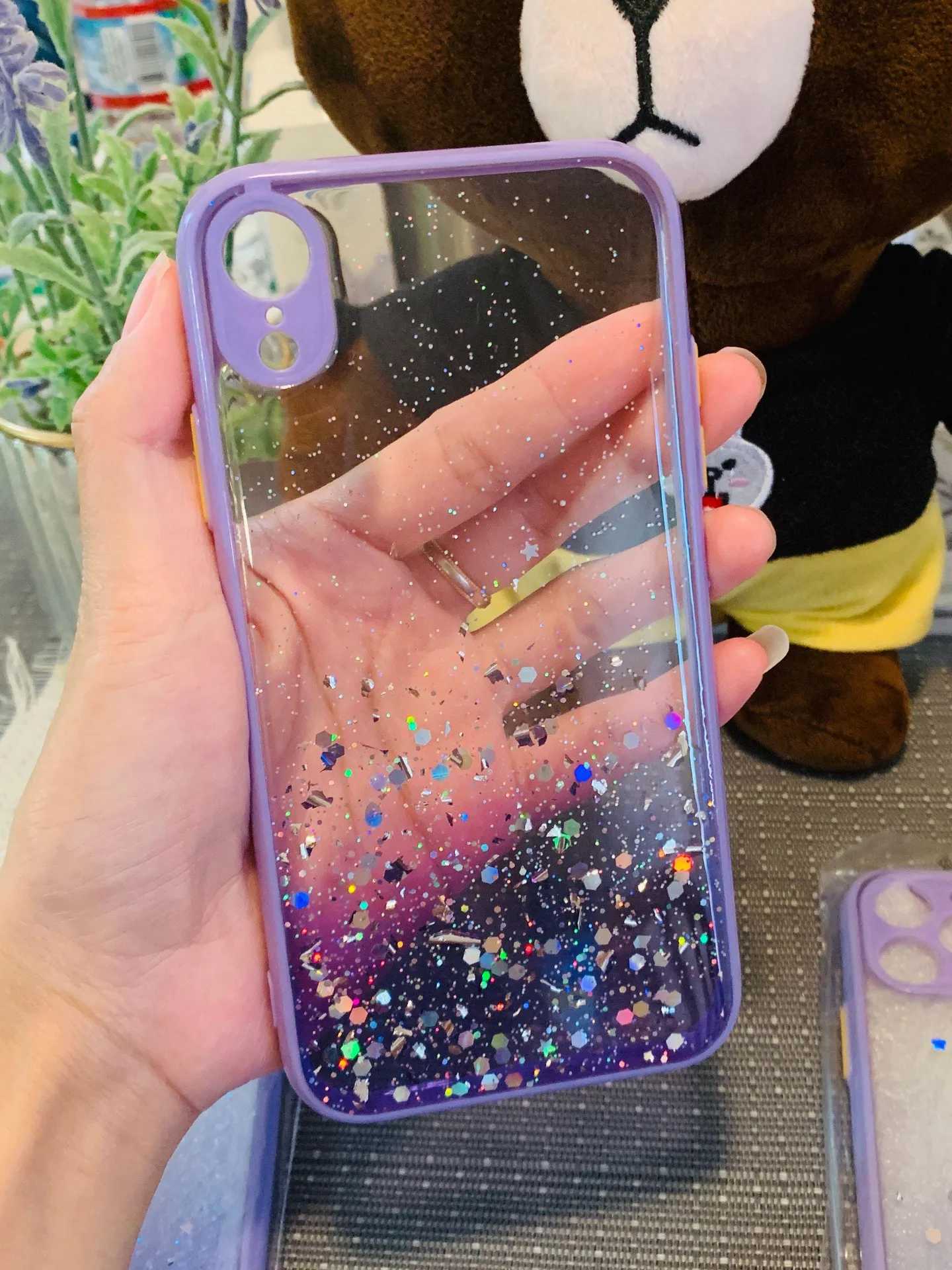 IPhone 11 Pro Clear glitter Case - Image 3