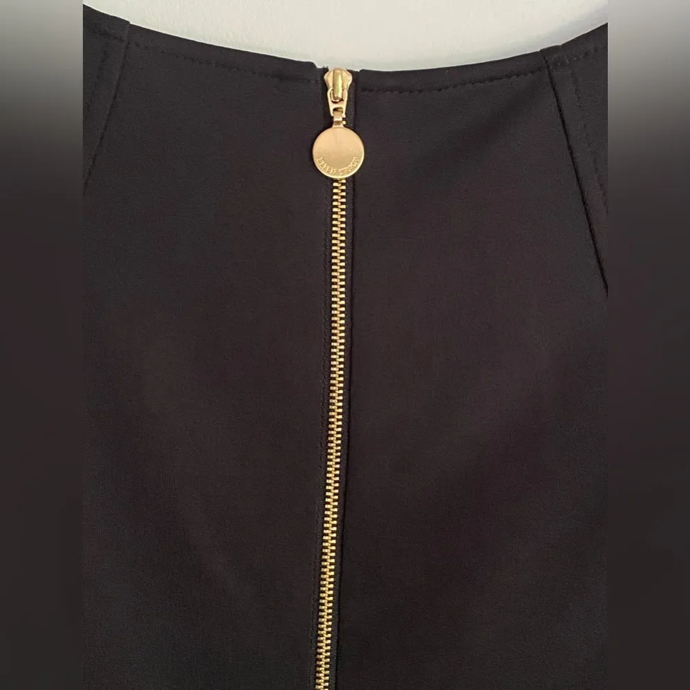 Ellen Tracy Black Cocktail Sheath Dress Holiday Evening Knee Length V Neck Sz 10 - Image 6