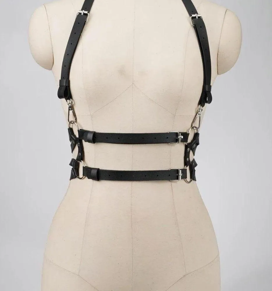 Goth Gothic Punk Grunge Alternative Bondage Harness - Image 3