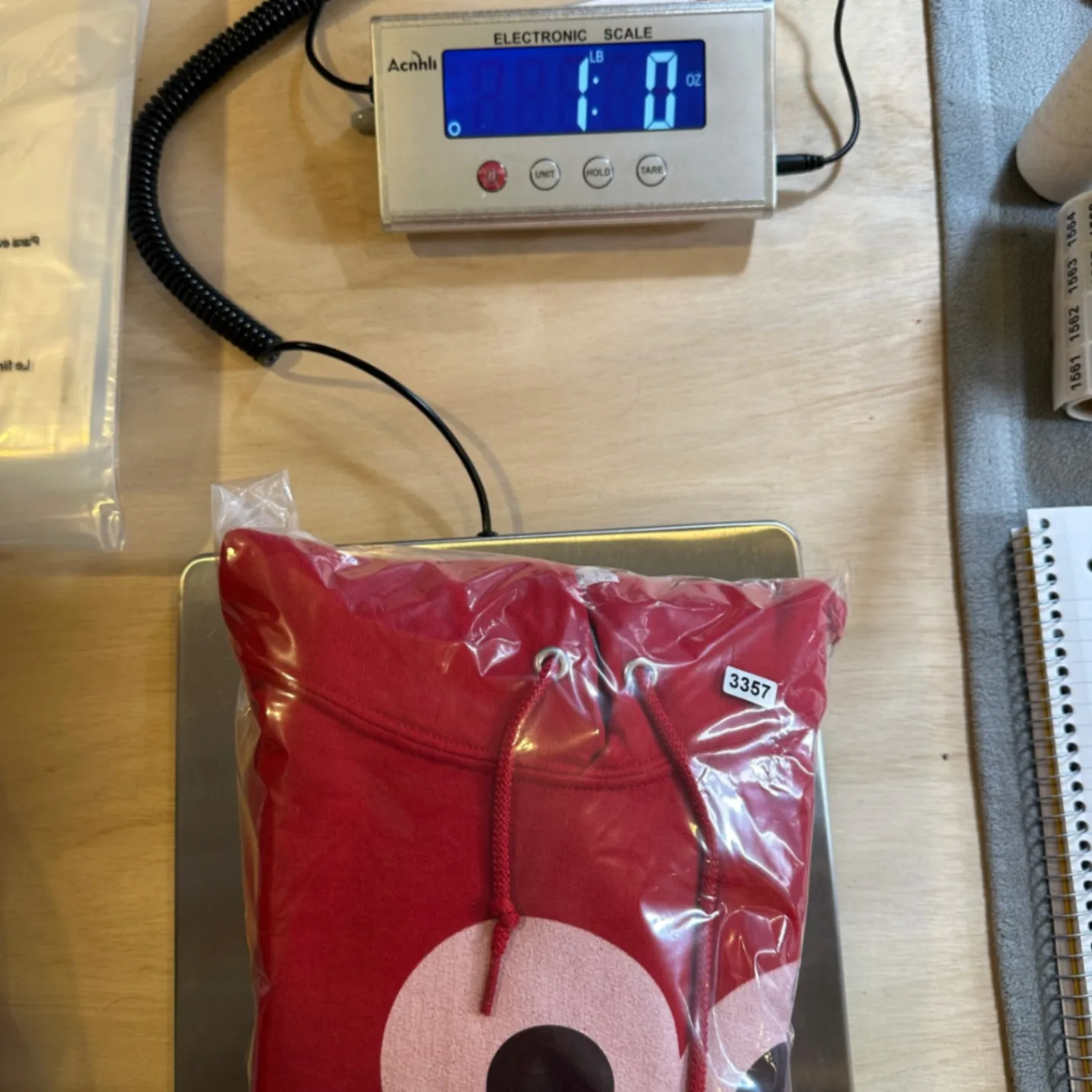 Sesame Street Elmo Face Hoodie Sweatshirt Red Womens Small Graphic Kangaroo Size undefined - Image 6