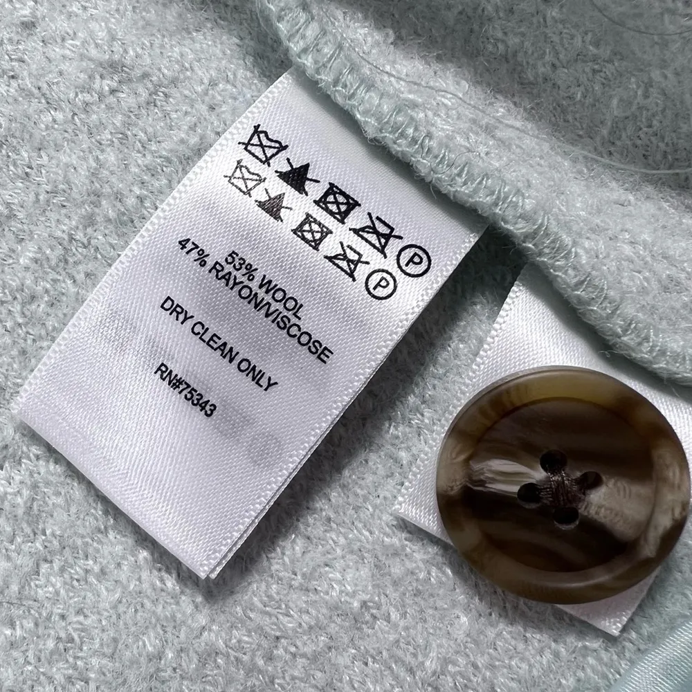 Joie Wool Blend Button Front Collared Shacket - Image 5