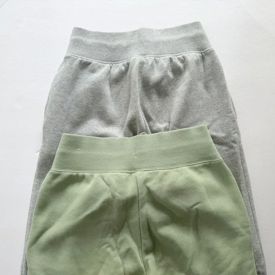 Nike Ladies Jogger Sweatpants Grey Green Size XS 2 Pair Sporty Comfort Gym - Image 4